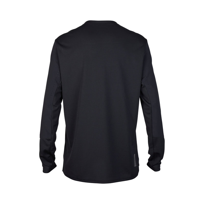 KOSZULKA ROWEROWA Z DŁUGIM RĘKAWEM JERSEY FOX DEFEND BLACK