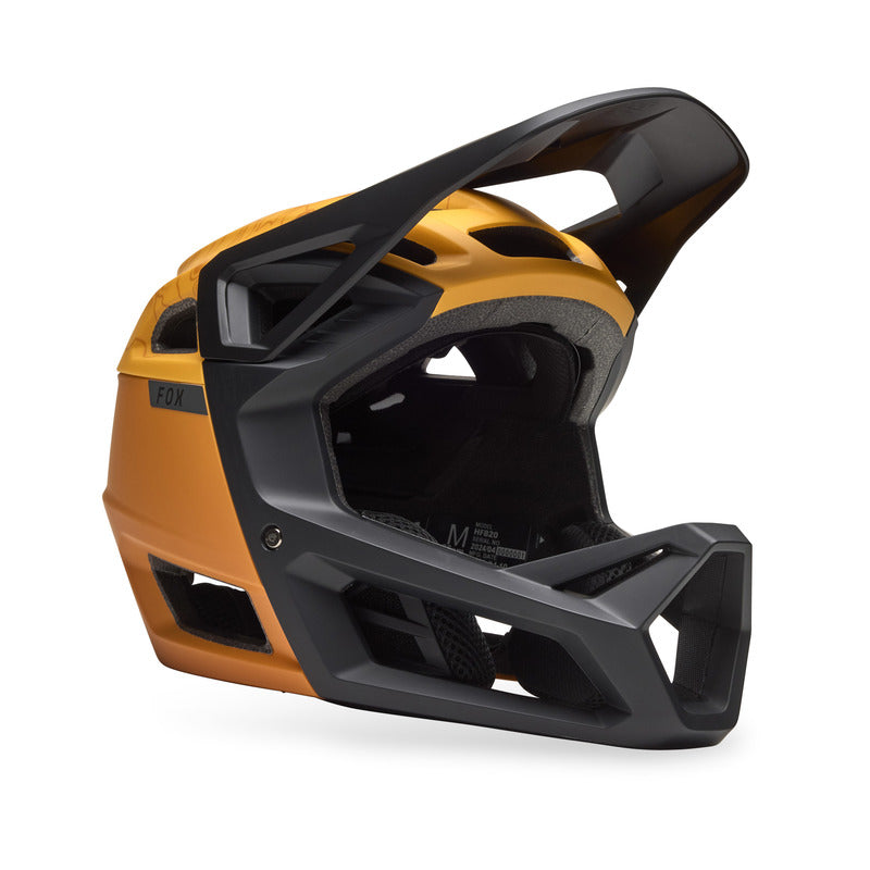 KASK ROWEROWY FOX PROFRAME FREQUENCY CARAMEL