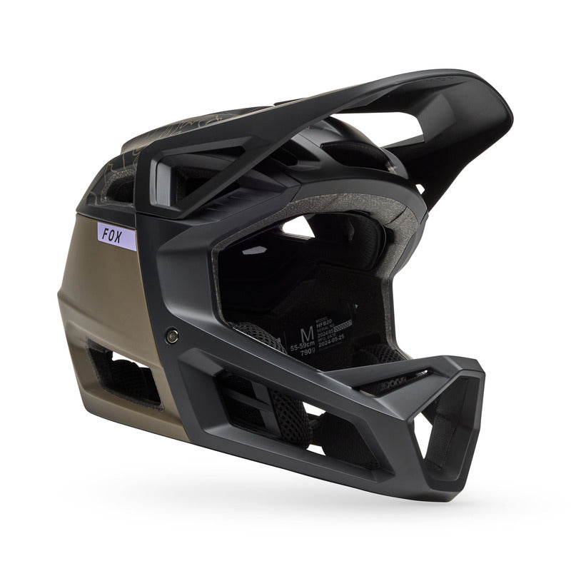 KASK ROWEROWY FOX PROFRAME FREQUENCY MILITARY