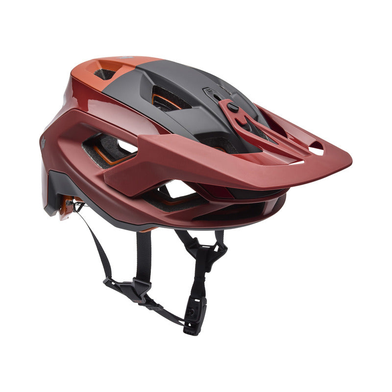 KASK ROWEROWY FOX SPEEDFRAME RS PARANOID RUST